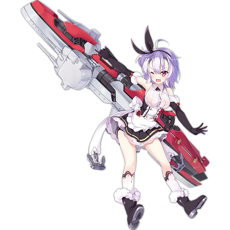 ثلاثة راتلز CYX15 الأكثر اكتمالا Azur Lane HMS CURACOA أنيمي ملصق لسيارة دراجة نارية محمول ملصقات جدار الشارات