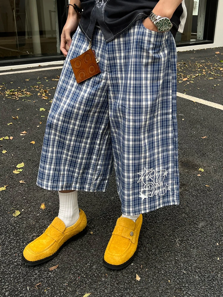 

Модные летние тонкие цветные повседневные мужские брюки свободного кроя с прямыми штанинами, дышащие, удобные, молодежные