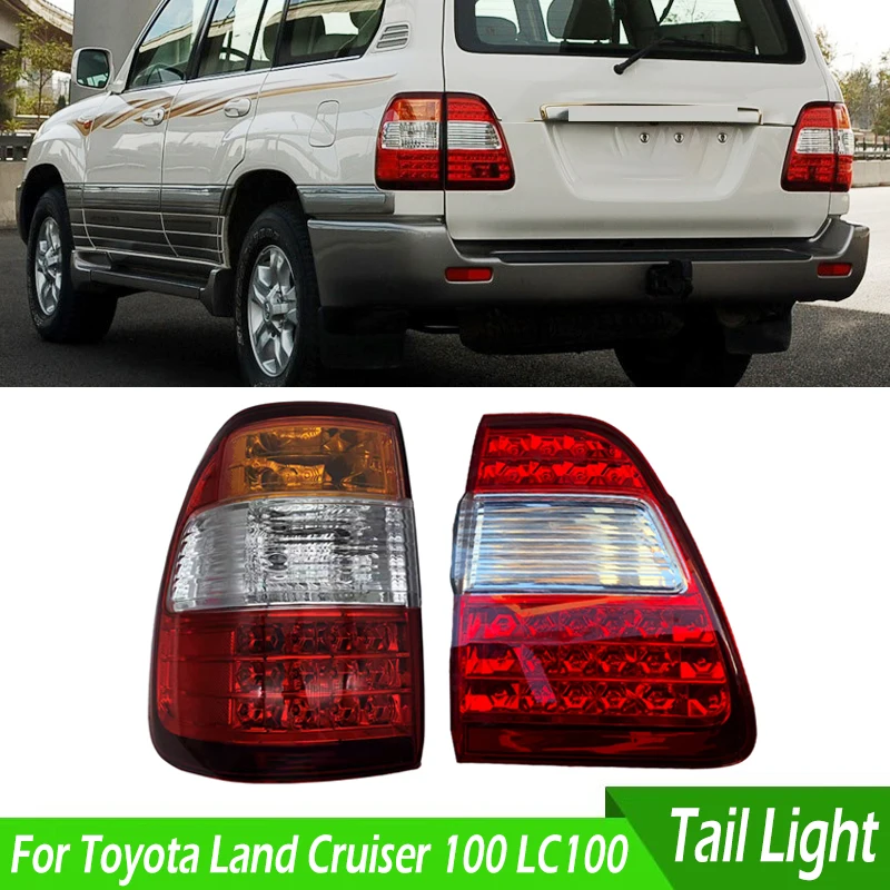 LED Car Rear Bumper Tail Light Brake Lamp Stop Reverse Lamp Taillamp For Toyota Land Cruiser 100 LC100 1998-2005 Car Accessories