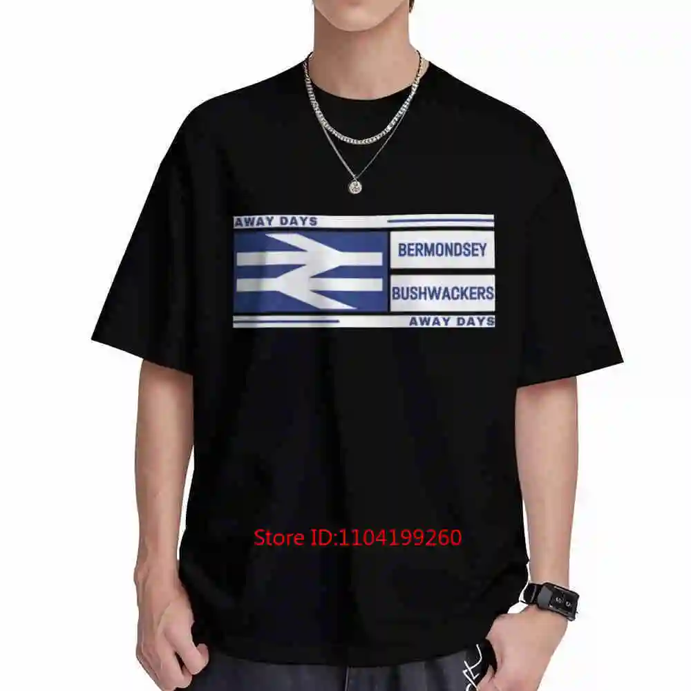 Bermondsey Bushwackers Millwall Hooligan Den F Troop Cold Blow Lane Short Sleeve Tee 100% Cotton T-Shirt