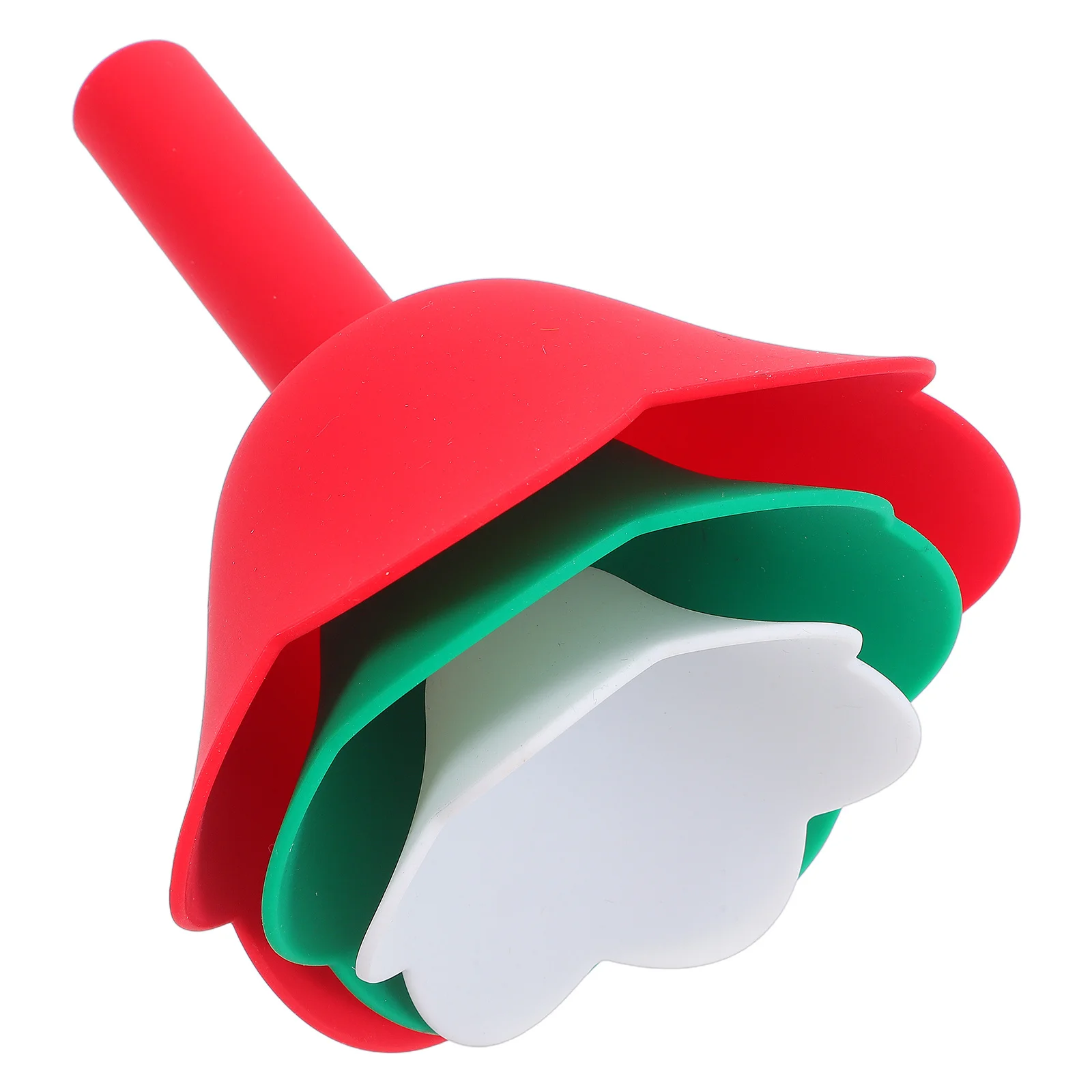 

3Pcs Silicone Flower Oil Funnel Set Spill Proof Design Quick Liquid Transfer Cooking Funnel for Vinegar Soy Use