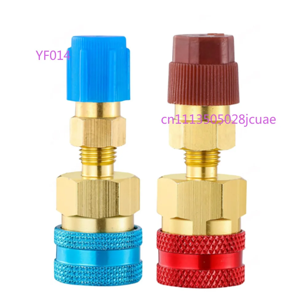 R1234yf Quick Plug Connector Kit Car Air Conditioning Refrigerant Adapter Set