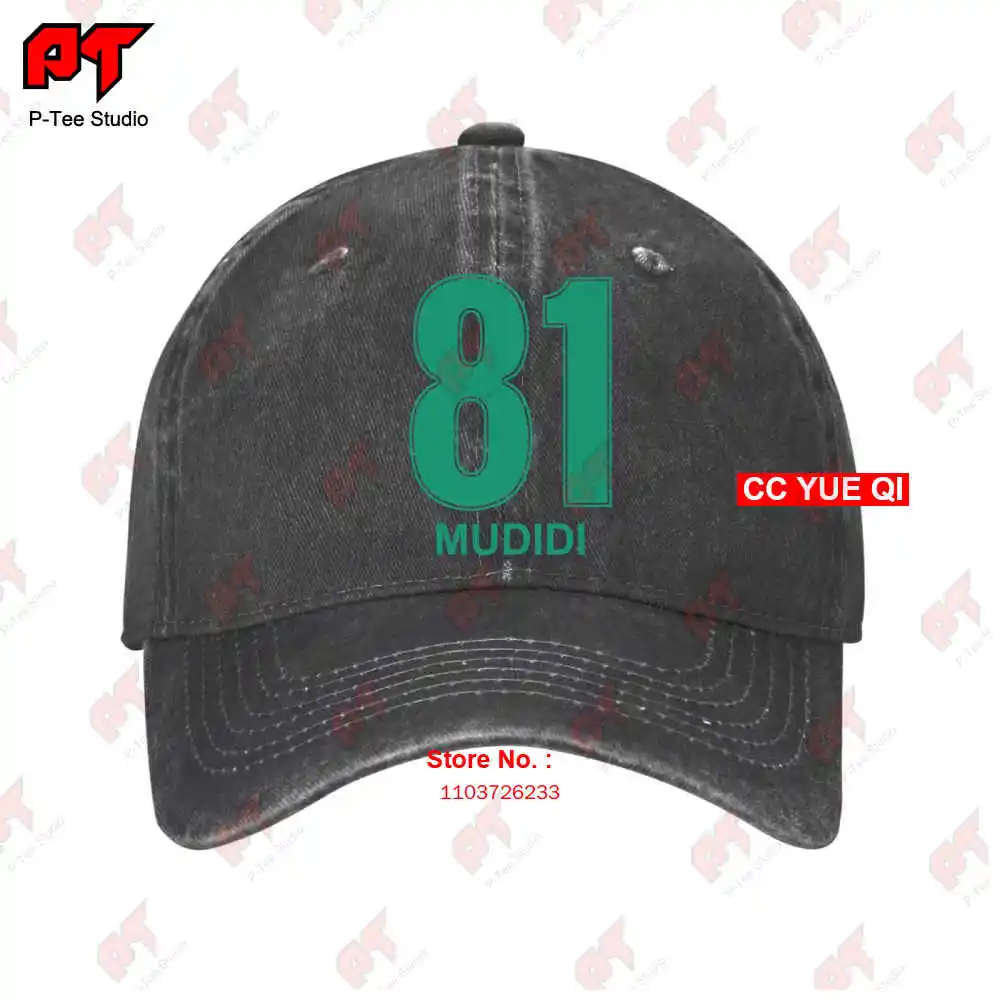 

Number 81 Mudidi Green Baseball Caps Truck Cap XDY9