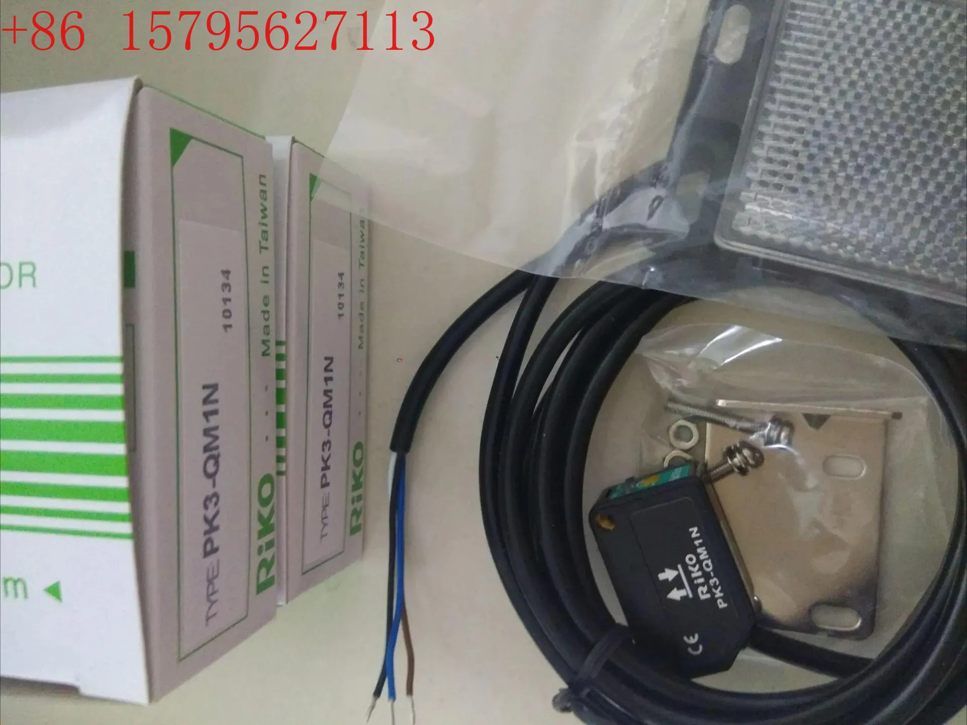 new-original-pk3-qm1n-riko-photoelectric-sensor