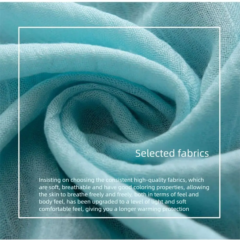 Fashion Cotton Linen Scarf Wrap Silky Touch Thin Evening Shawl Breathable Fabric Sun Protection Headwrap Women