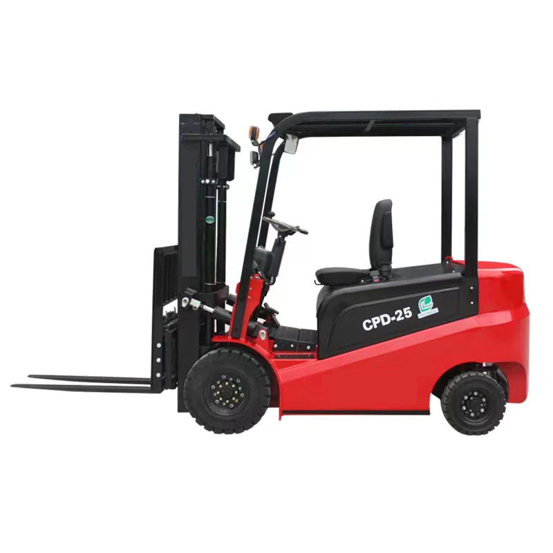1T 2T 3T 5T 6T 48V Electric Forklift with Attachment and Battery for Industrial Warehouse Material Handling Lift Truck