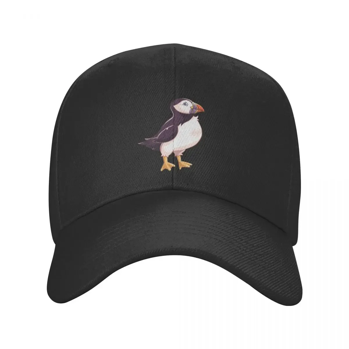 Cute Puffin Logo Baseball Cap Beach Outing Bobble Hat Women's Beach Outlet Men's