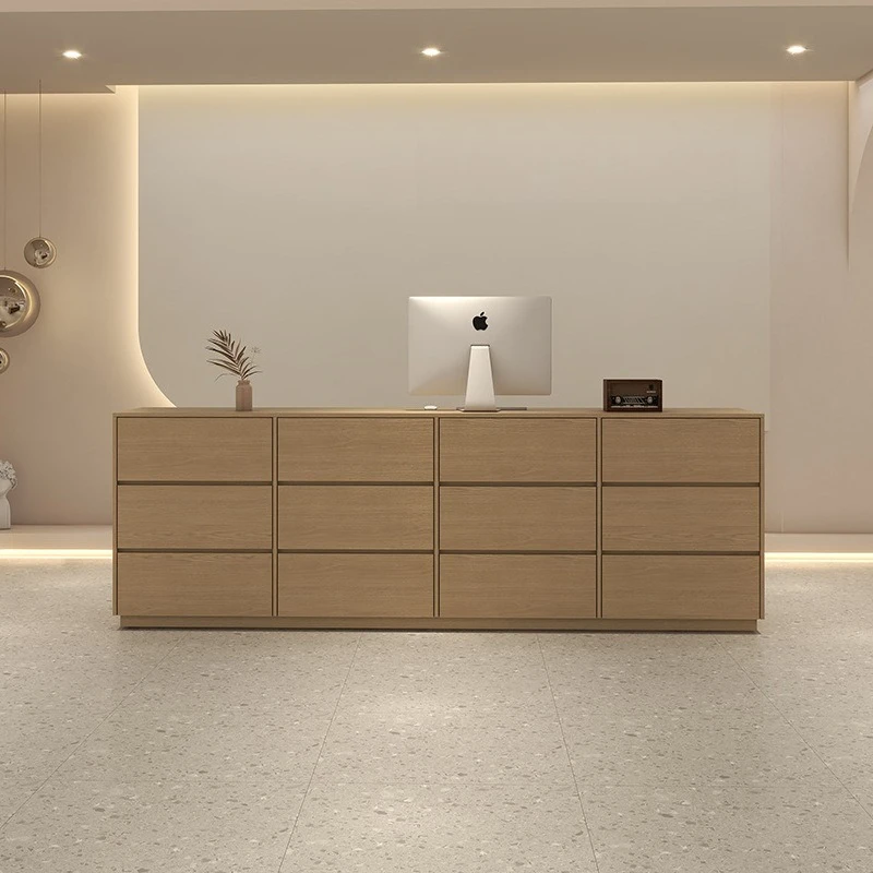 

Простые стойки регистрации красоты, шкаф для хранения, стол, стойка регистрации, магазин, искусственная доска, мебель, галстук MHJDT