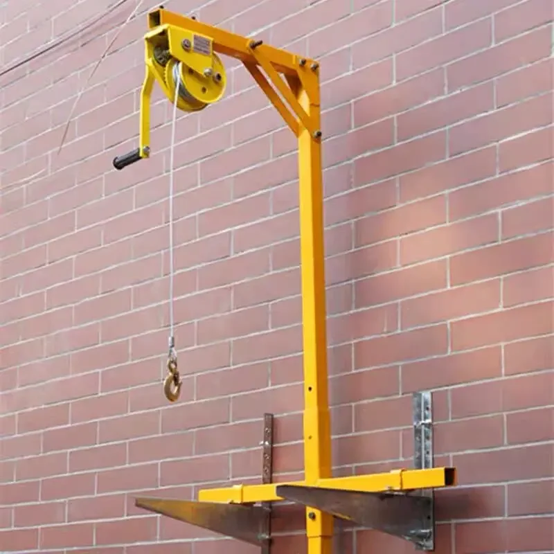 Manual Self-locking Hand Winch Folding Lifting Tool for Air Conditioner Installation