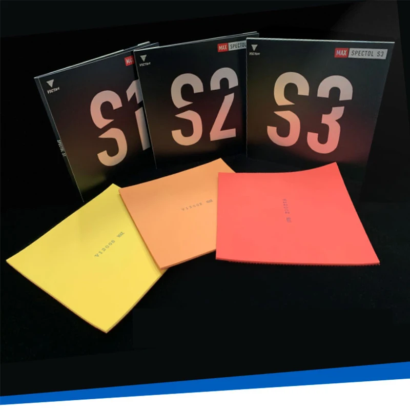 Victas (TSP) SPECTOL S1 S2 Table Tennis Rubber, High Elastic Raw Rubber for Table Tennis Racket, Pong Game