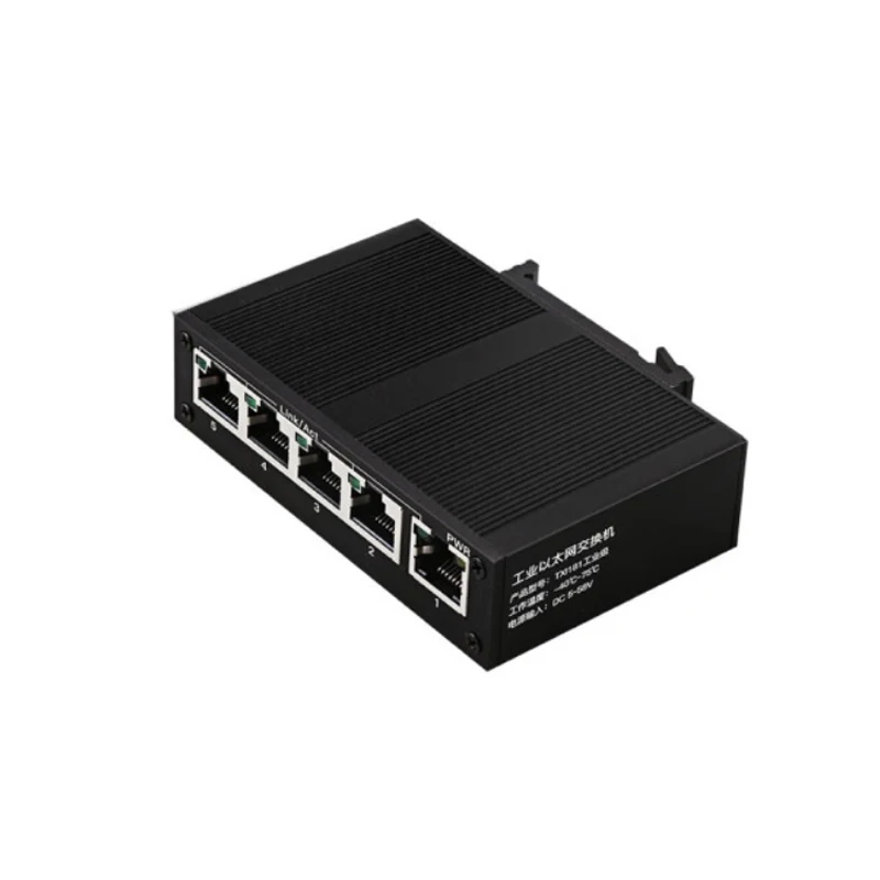 Splitter Extender Plug And Play Rj45 Hub 5-Poort Industriële 100M Switch Game Controller Adapter Lan Extensor Ethernet Lan Switch