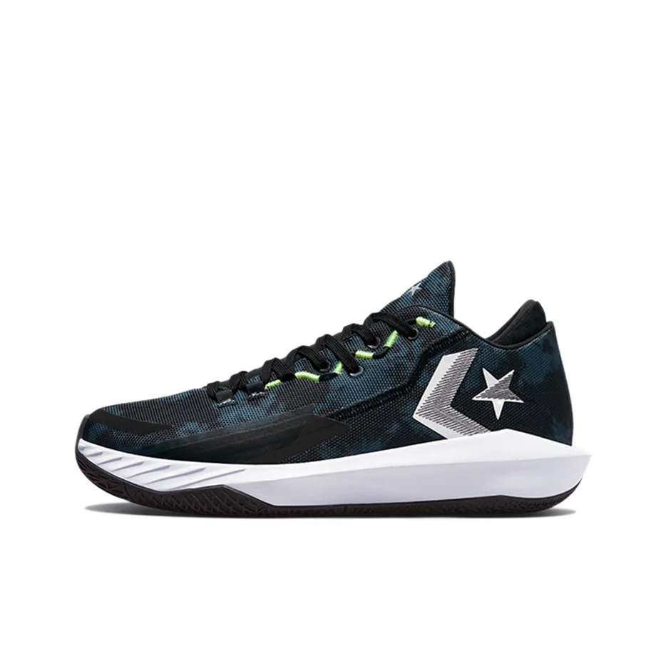Converse All Star BB Jet Basketball Shoes Unisex Mid Top Black/Navy Blue 171698C
