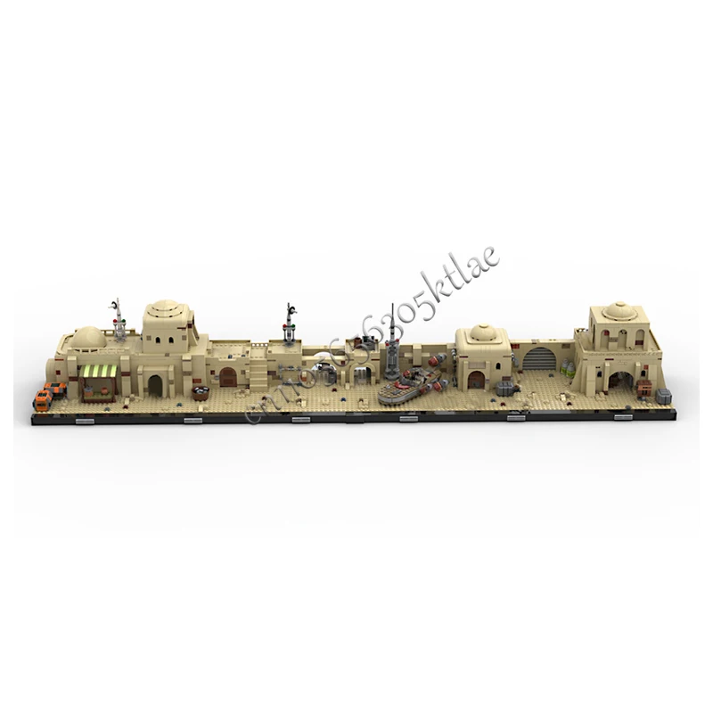 2590PCS MOC Customize Space Battle Series Desert Life Street Puzzle Model DIY Assembly Education Originality Kid Toy Xmas Gift