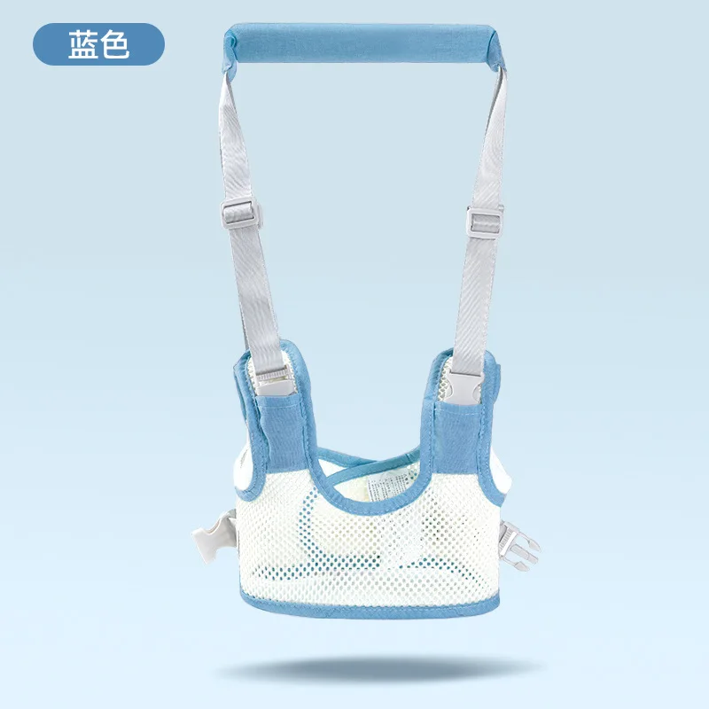 Baby walking belt waist protection type anti fall device for infants children learning to walk dual-use traction rope tool Gray