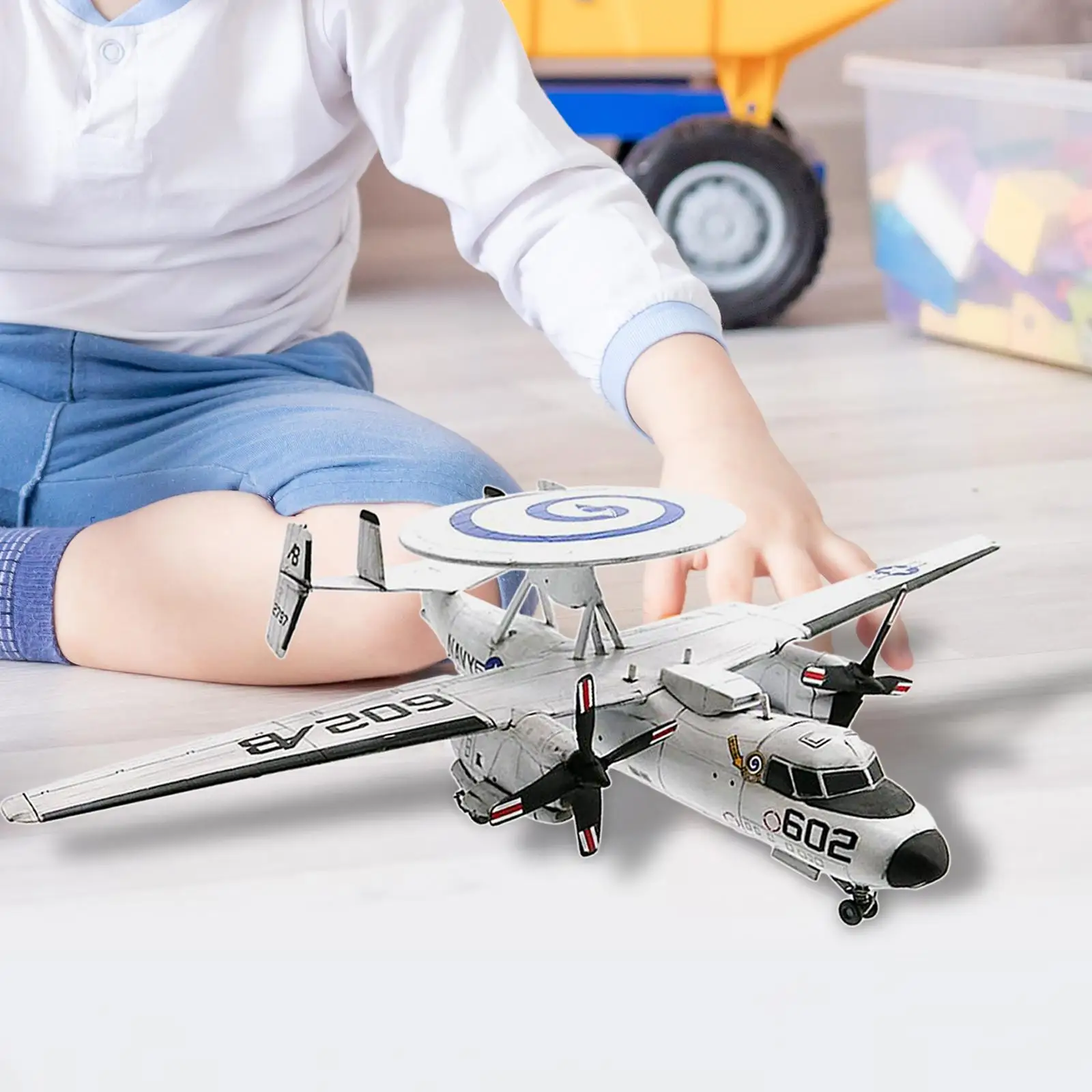 Simulação de modelo de liga 1:72 EUA E Avião com suporte para cafés