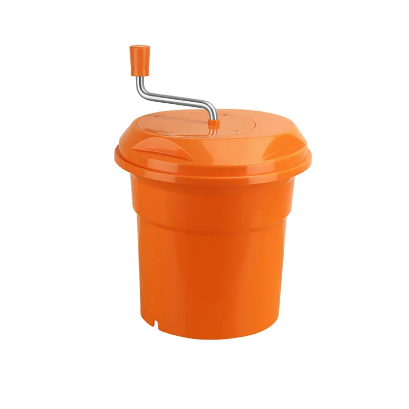 

Multipurpose fruit and vegetable dryer, fruit and vegetable salad manual drain basket dehydrator