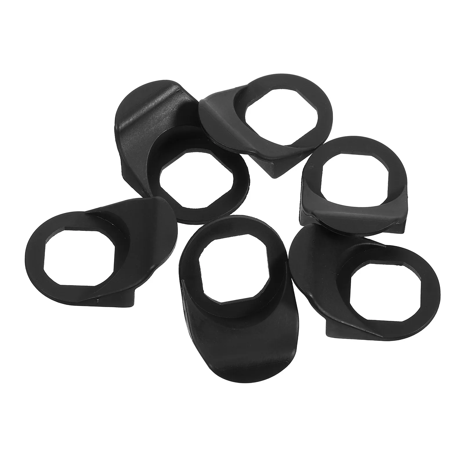 6Pcs Elastic Waterproof Plastic Rain Lid for Garbage Bins Train High-Speed Rail Access Control Machines Cam Lock Protection