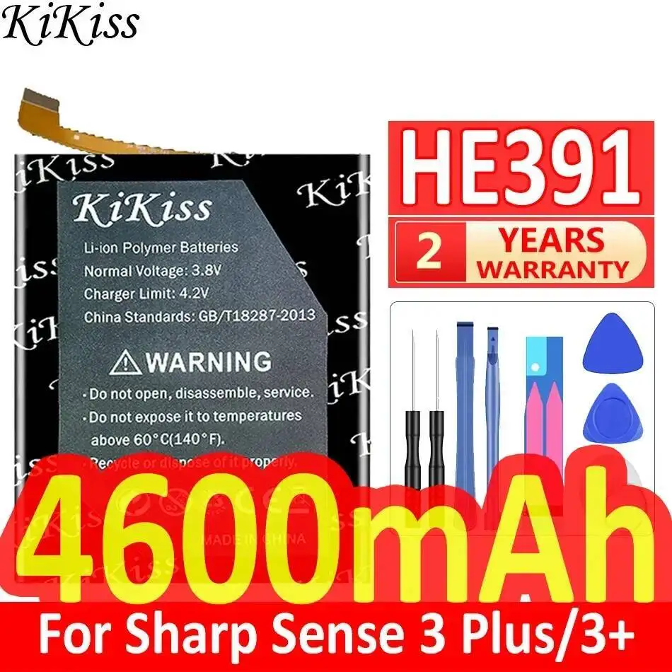 

HE391 For Sharp Sense 3 Plus Reliable Replacement Mobile Phone Battery 4600Mah