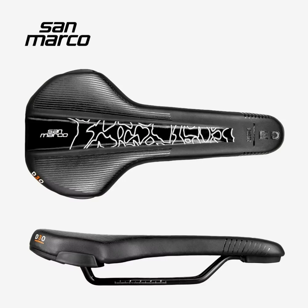 Sillín de Bicicleta San Marco Selle Vtt DIRTY ED, Negro, para Bicicleta de Montaña, para Hombre, Sillín de Ciclismo, Repuestos para Bicicleta de Montaña
