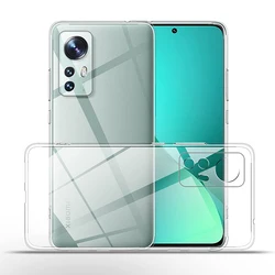 Crystal Clear Soft Phone Case For Xiaomi Mi 12 12S 12X 12T Pro Mi12 lite Gel TPU Full Case Shockproof Fundas Coque