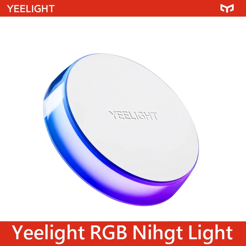 

Ночник Yeelight RGB с датчиком движения, перезаряжаемый через Type-C, магнитный прикроватный светильник, автоматическое включение, 2 режима