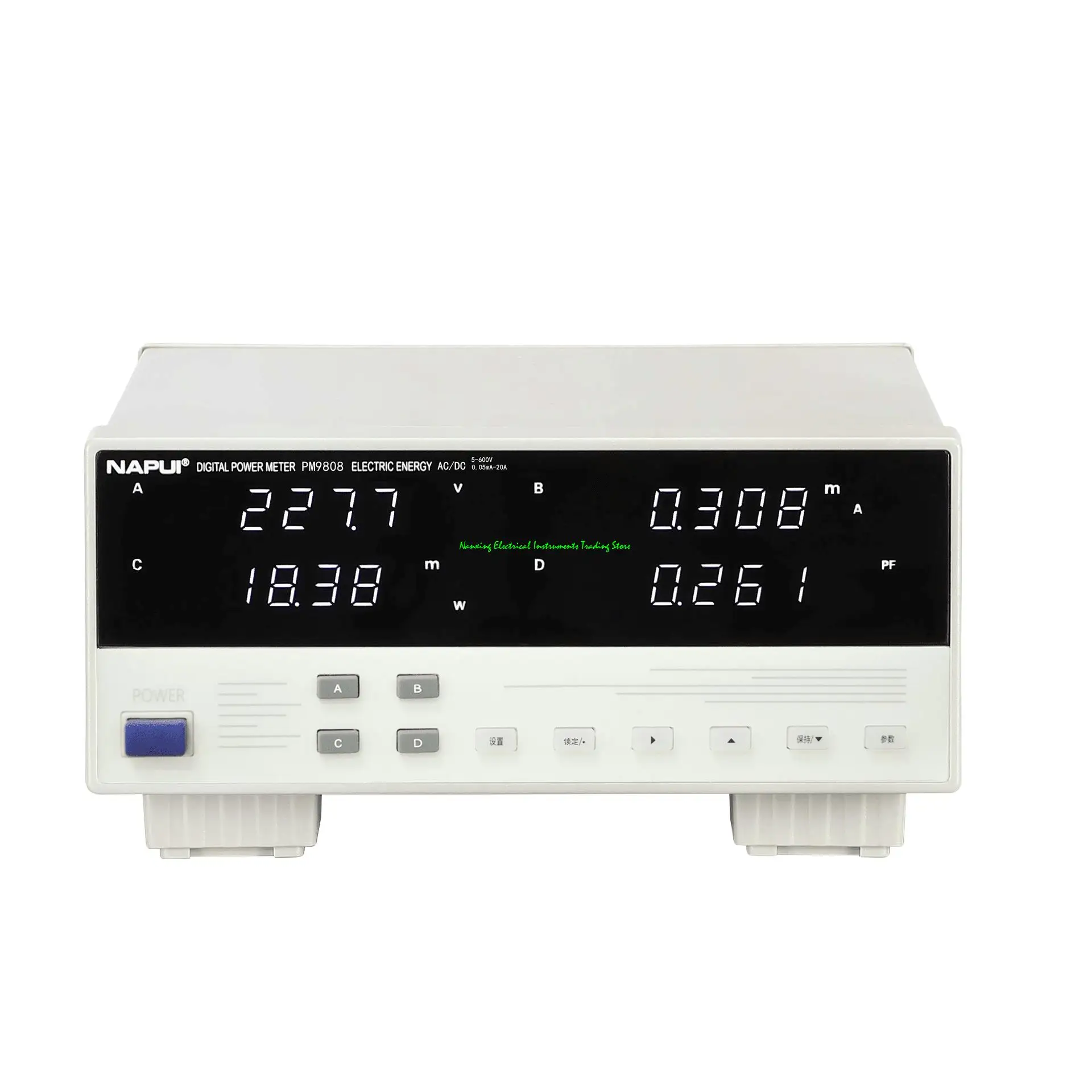 Fast arrival PM9808 AC/DC Voltage Current Power Factor & Power Meter    600V,10A Measurable standby power consumption