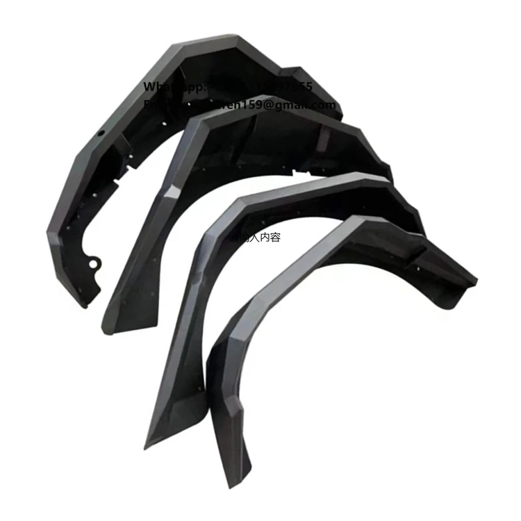 

Factory Hot Sale Automobile Black Aluminum Fender Flares With Light for Jeep Wrangler JL 2018+