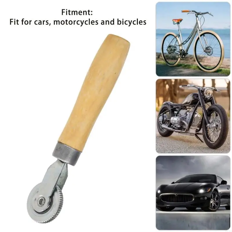 31Pcs Tire Repair with Strong Steel & Roller Efficient Tire Puncture Fixing for Car Motorcycle SUV Truck Tires D7YA