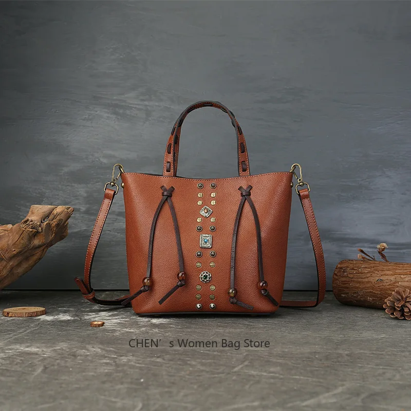 

Soft Leather Large Capaci Handbag Women's Trendy Handheld Bag for Daily Use