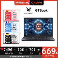 CHUWI GTBook Laptop Intel i5-12450H RTX 3050 15.6 Inch 144Hz 16GB DDR4 512GB SSD Windows 11 Pro WIFI 6 M.2 Up To 1T RJ45*1