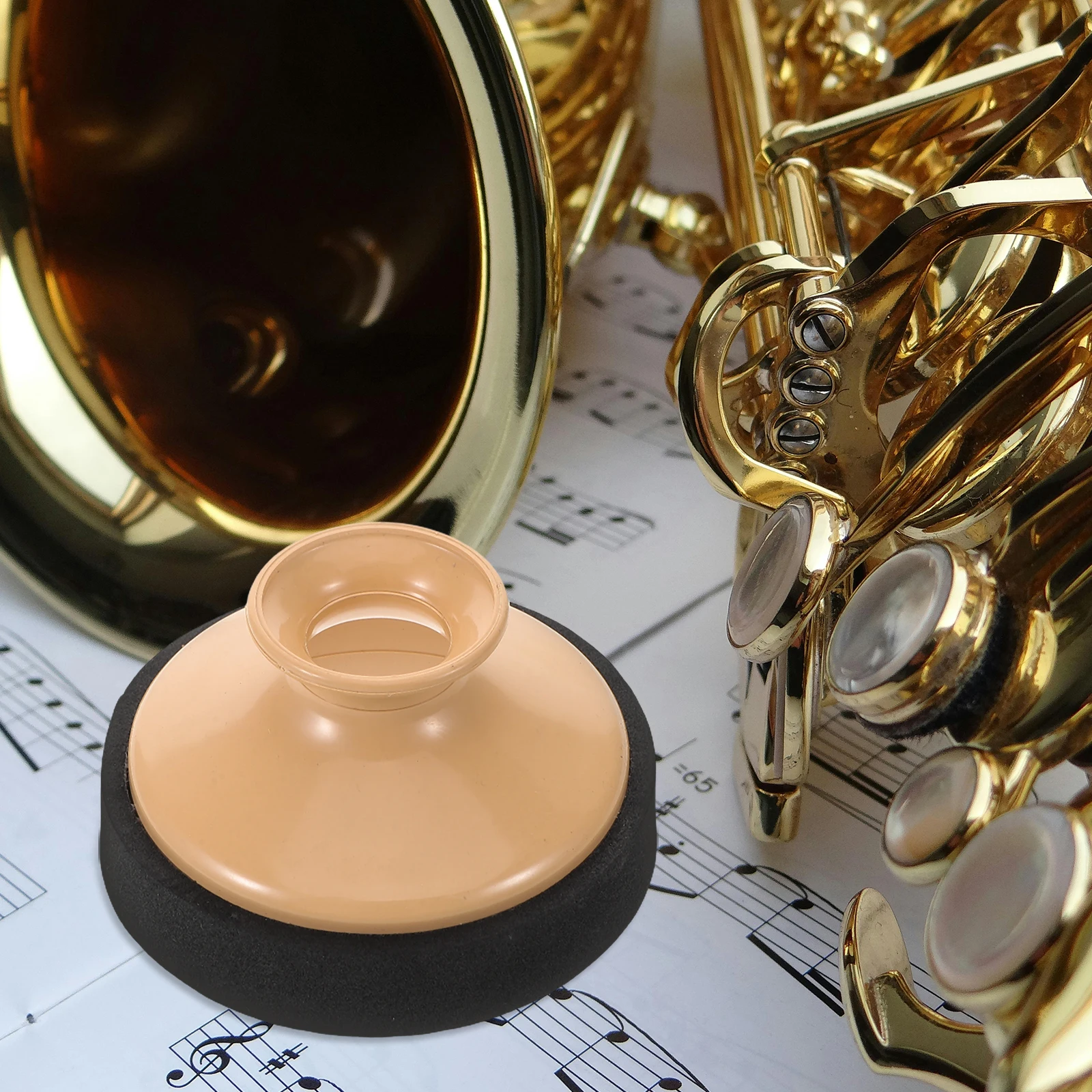 

Saxophone Mute Alto Swab Reeds Accessory Accessories for Tenor Mouthpiece Abs Lyre
