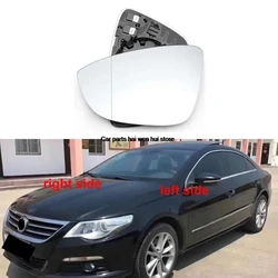 For Volkswagen VW Passat CC 2010-2018 Auto Replacement Parts Outer Rearview Side Mirror Glass Lens with Heated Function