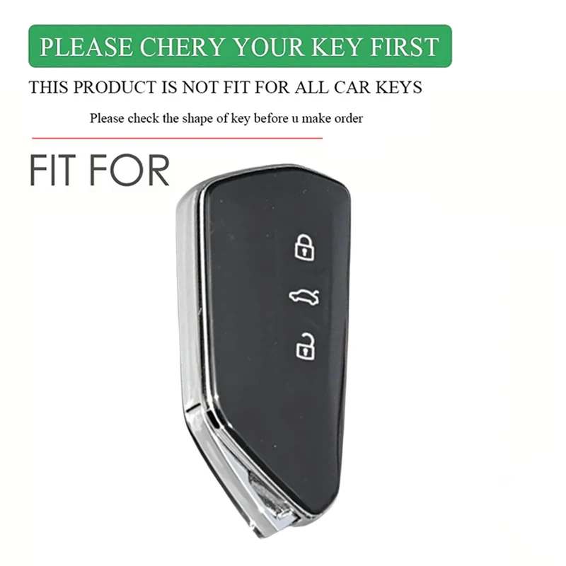 Silicone Key Case Funda Llave for VW Volkswagen Golf 8 for Seat Leon 2021 Cupra Formentor for Skoda A8 Octavia Mk8 Cover Key Fob