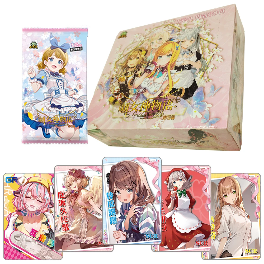 

Goddess Story Collection Card Popular Cute Anime Pretty Girl Creative Rare Character Cards Boy's Favorite Christmas Gifts Toys