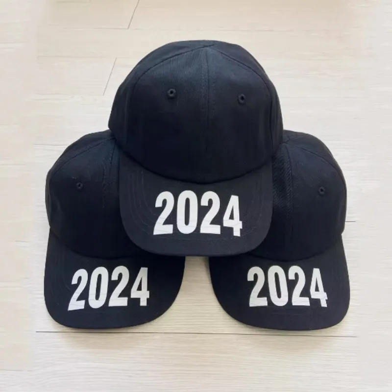 

Kanye West 2024 Print Caps Solid Letters Hip Hop 2024 Baseball Hats Adjustable