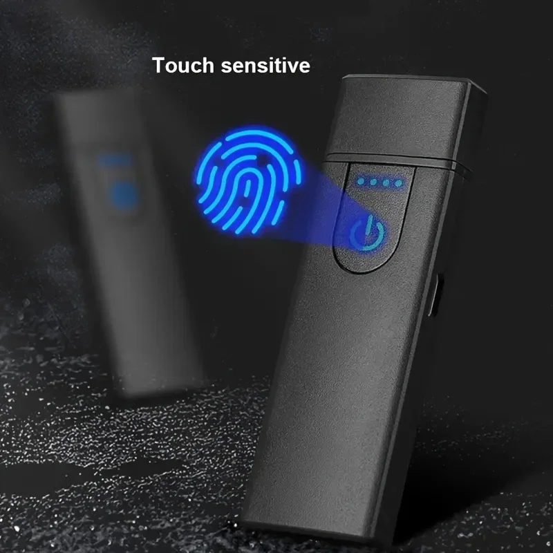 Rechargeable Touch Sensing USB Lighter Lights Cigarettes Easily and Safely Men's Gift Tool Accessory