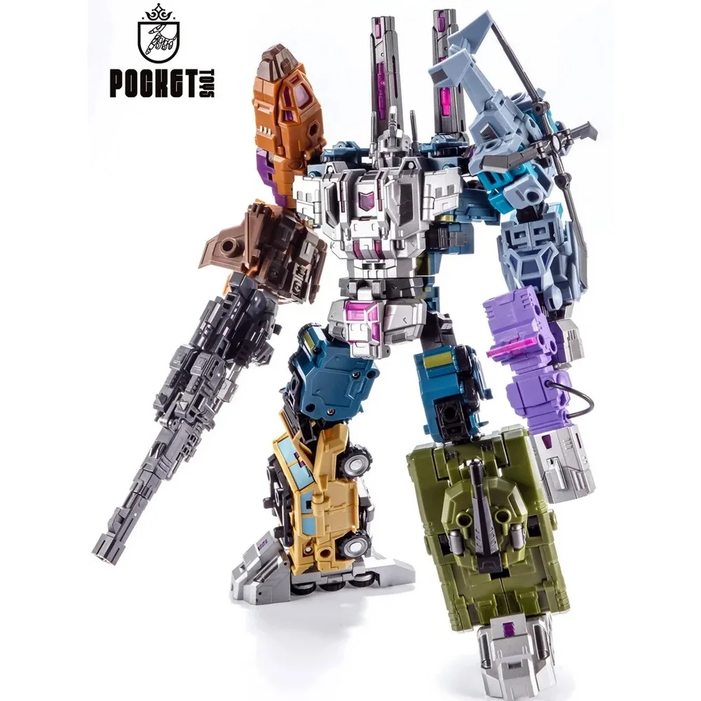 Transformation 5 IN 1 Pocket Toys  Small Scale Bruticus Vortex Onslaught Swindle Blast Off Boy's Toy  a set of 5 Robot