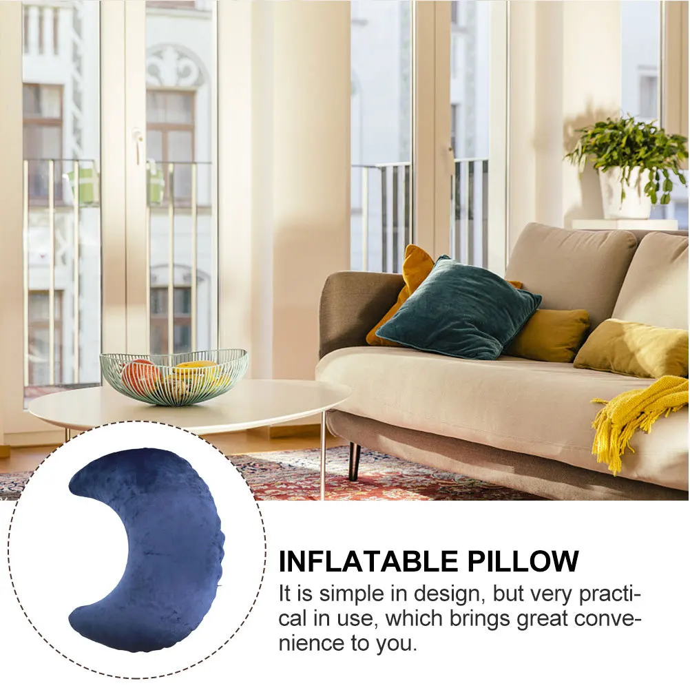 

Compact Inflatable U Shape Pillow for Home Office Car Sofa Bed Hair Salon Portable Sleeping Resting Support Cushion Pad