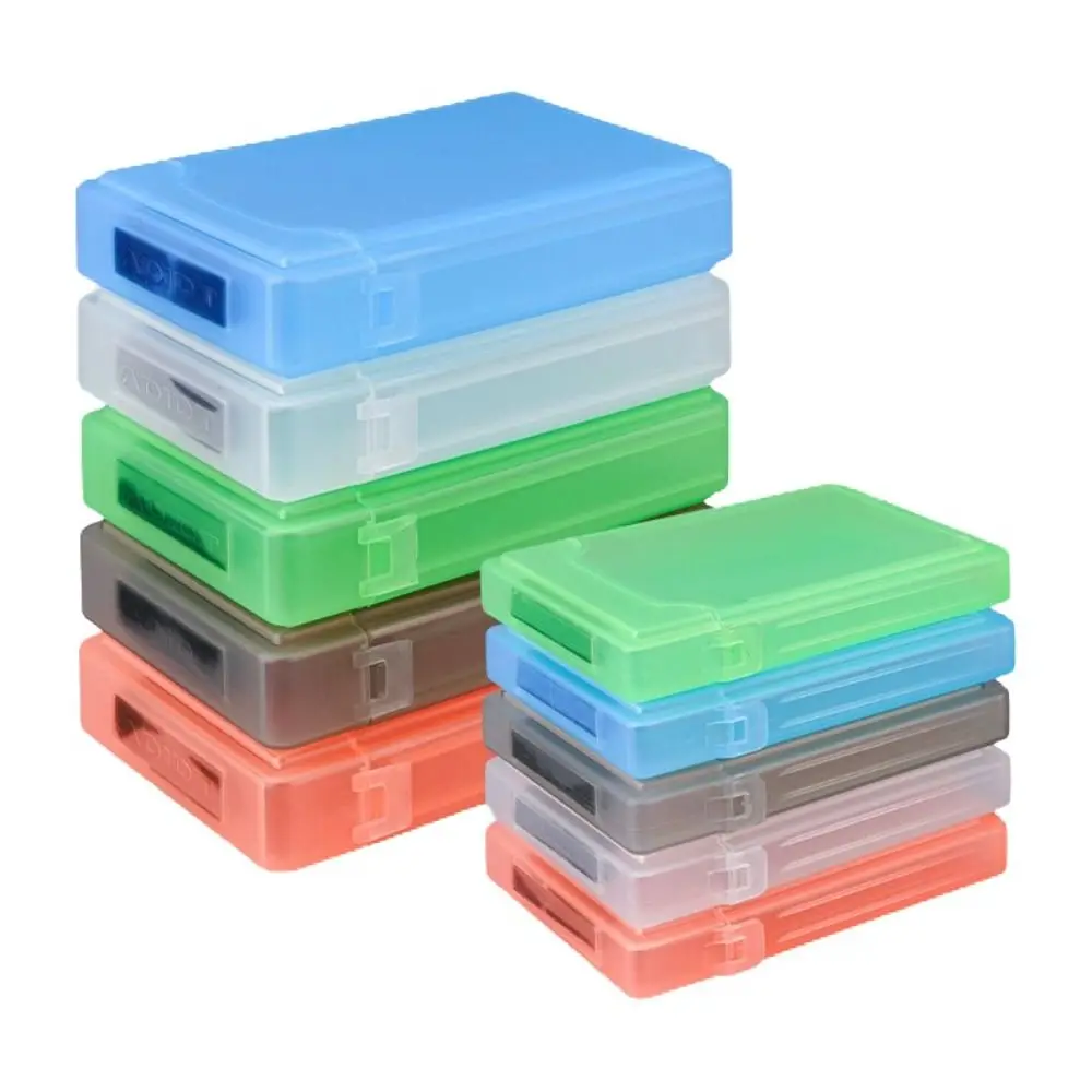 External Box Shockproof HDD Storage Box Plastic 2.5 Inch Hard Drive Storage Box 3.5 Inch IDE SATA Storage Box