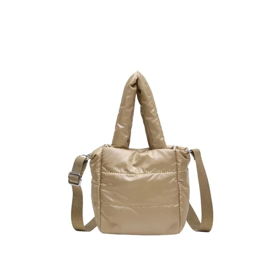 

New fall and winter bag casual simple versatile shoulder crossbody women's bags commuting lightweight comfortable duvet handbag