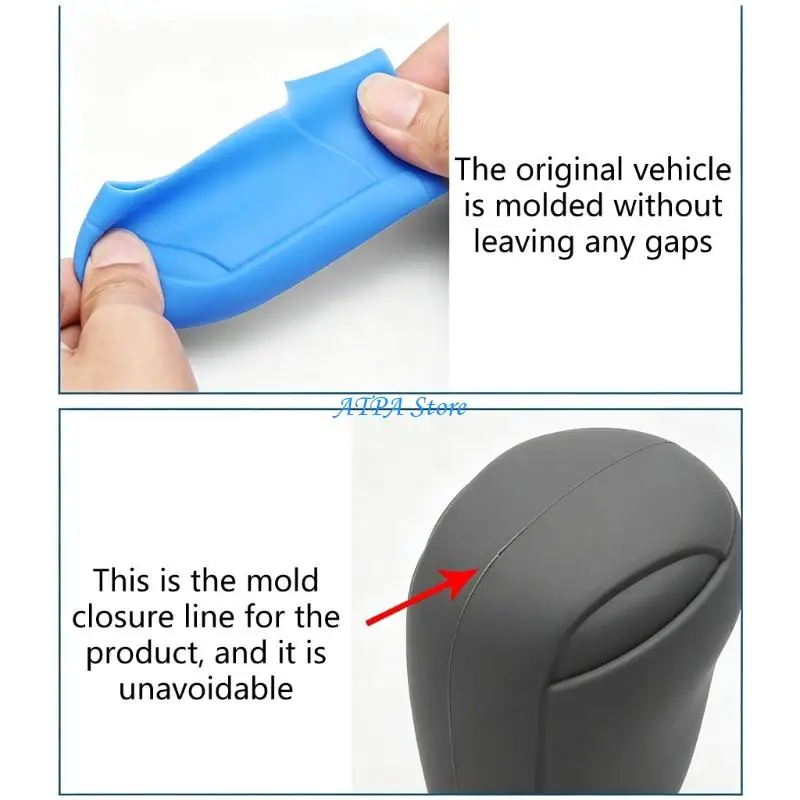 U13C Car Transmission Knob Cover Interior Gear Shifter Knob Cover for Routine Use