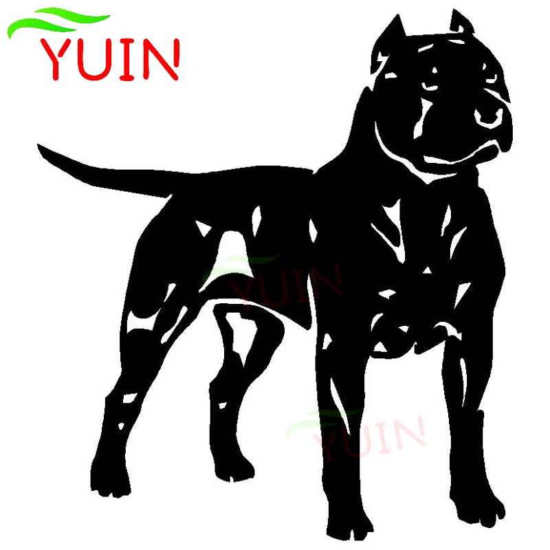 

Pit Bull American Staffordshire Terrier Dog Animal Car Sticker Decoration Accessories Fashion Cover Scratch Waterproof Decal