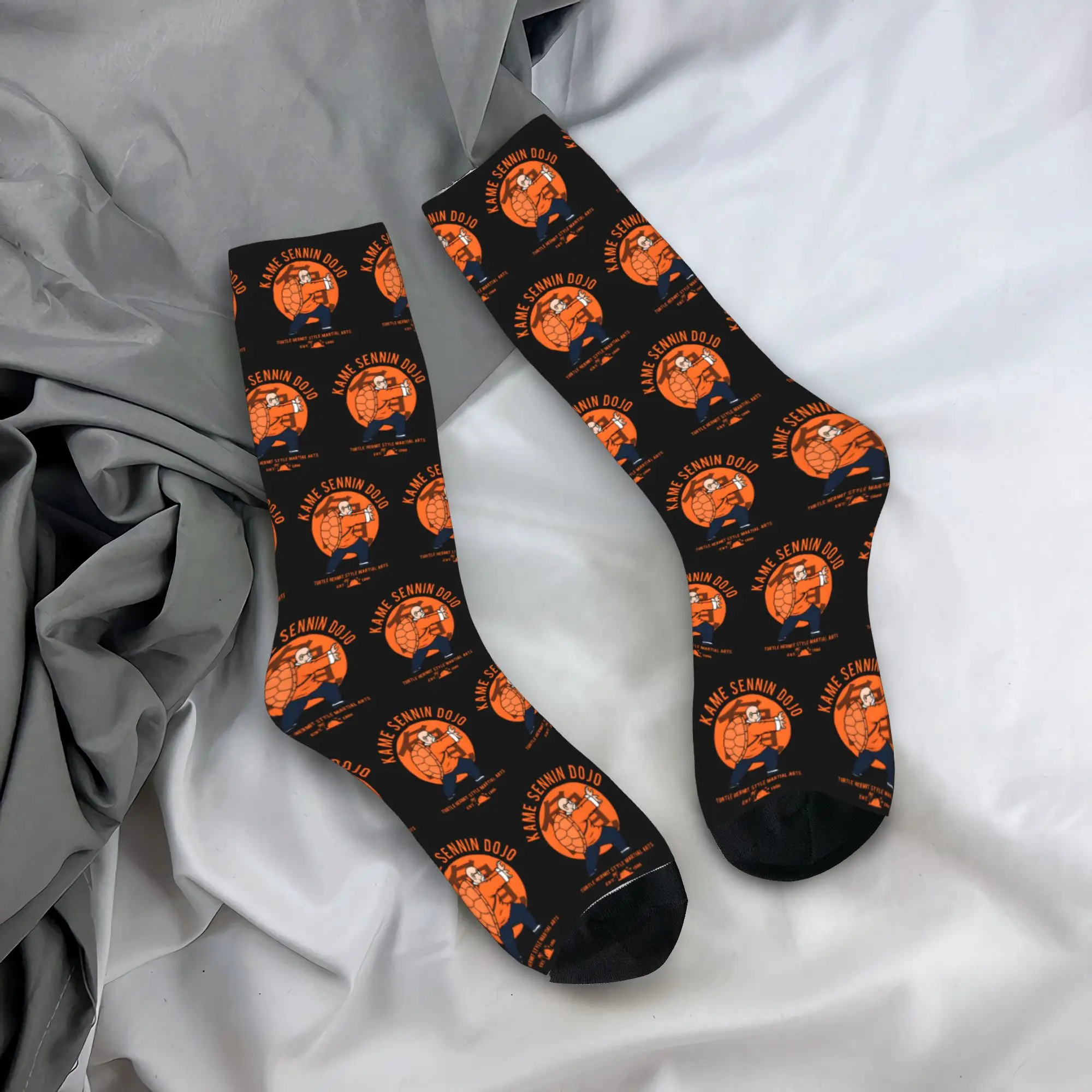 

Custom Fun Printed D-Dragon B-Ball Masters Roshis Socks Men Women Stretch Summer Autumn Winter Turtle Hermits Cartoon Crew Socks