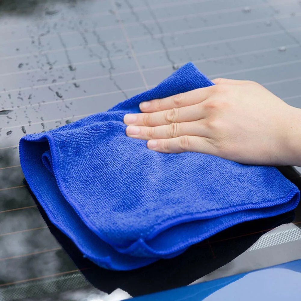 1 Piece Blue Large Chiffon Microfibre Wipes Cleaning Auto Car Detailing Soft Large Floor Cloths Wash Towel Duster