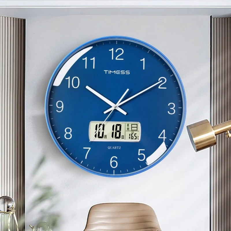 Korean Bedrooms Wall Clocks Interior Cartoon Restaurant Wall Clocks Minimalist Chinese Style Reloj Pared Living Room Decoration