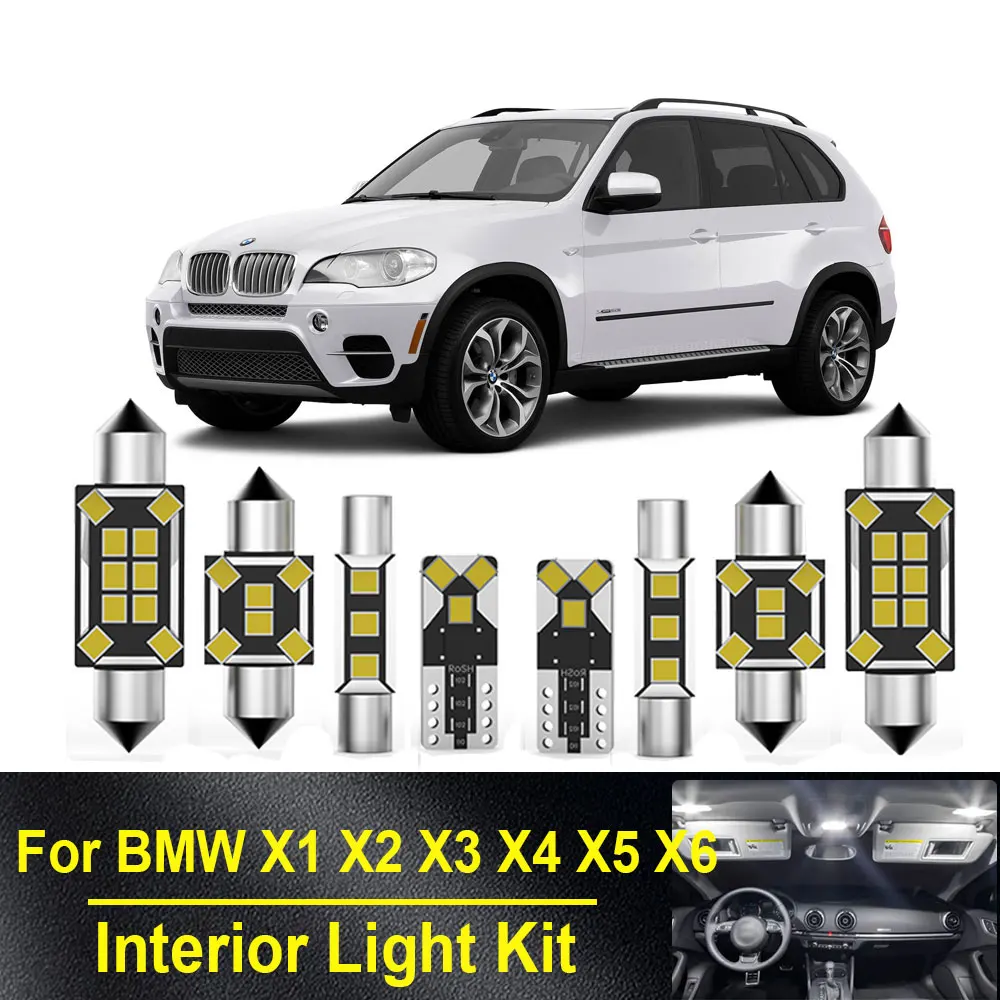 

ABRIGHT Canbus No Error LED Interior Dome Map Trunk Light Bulb Kit For BMW X1 E84 F48 X2 F39 X3 E83 F25 X4 F26 X5 E53 E70 X6 E71