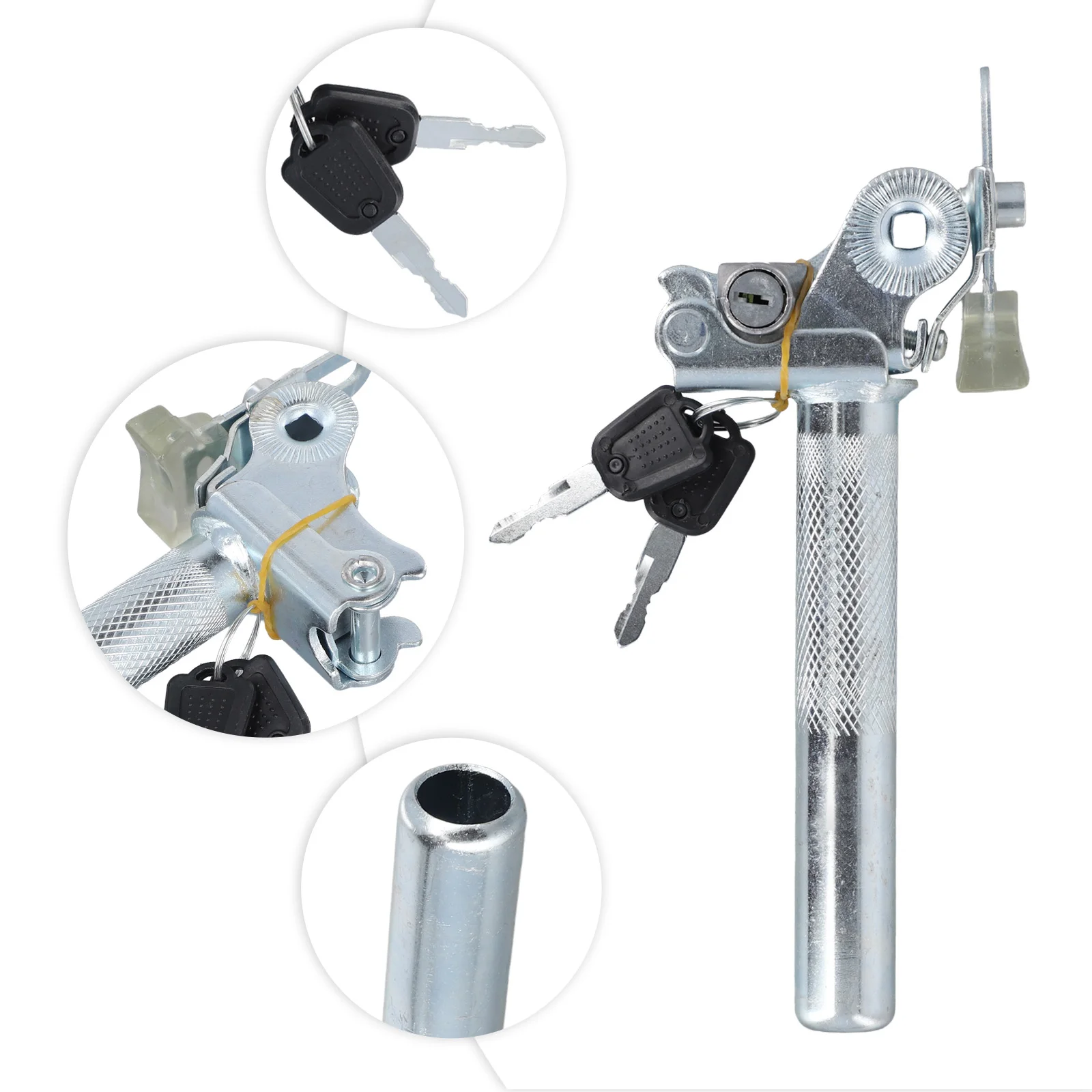 

Запираемый подседельный штырь для велосипеда для длительного использования, простой в установке, тонко обработанный подседельный штырь для безопасности велосипеда