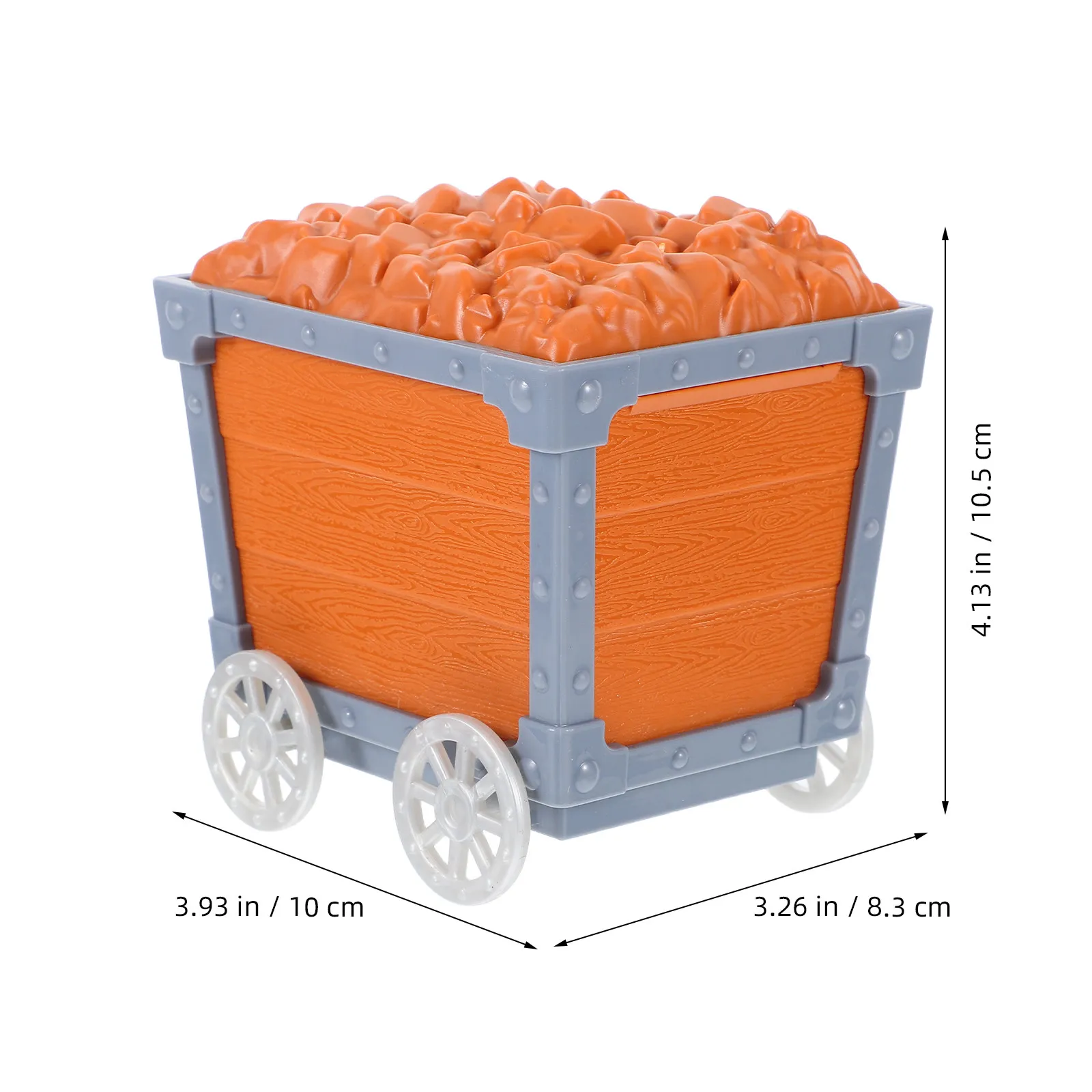 Plastic Treasure Chest Multi-Functional Children's Mining Cart Play Treasure Box Party Decoration Mini Trolley