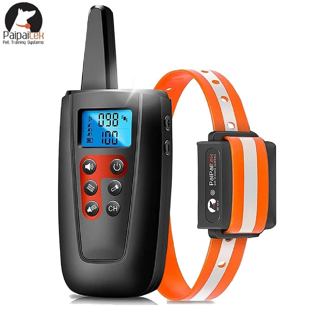 

Dog Training Collar with Remote, No Prongs and No Shock, Only Sound and Vibration Collar for Training Dogs,IPX7,3300ft Range