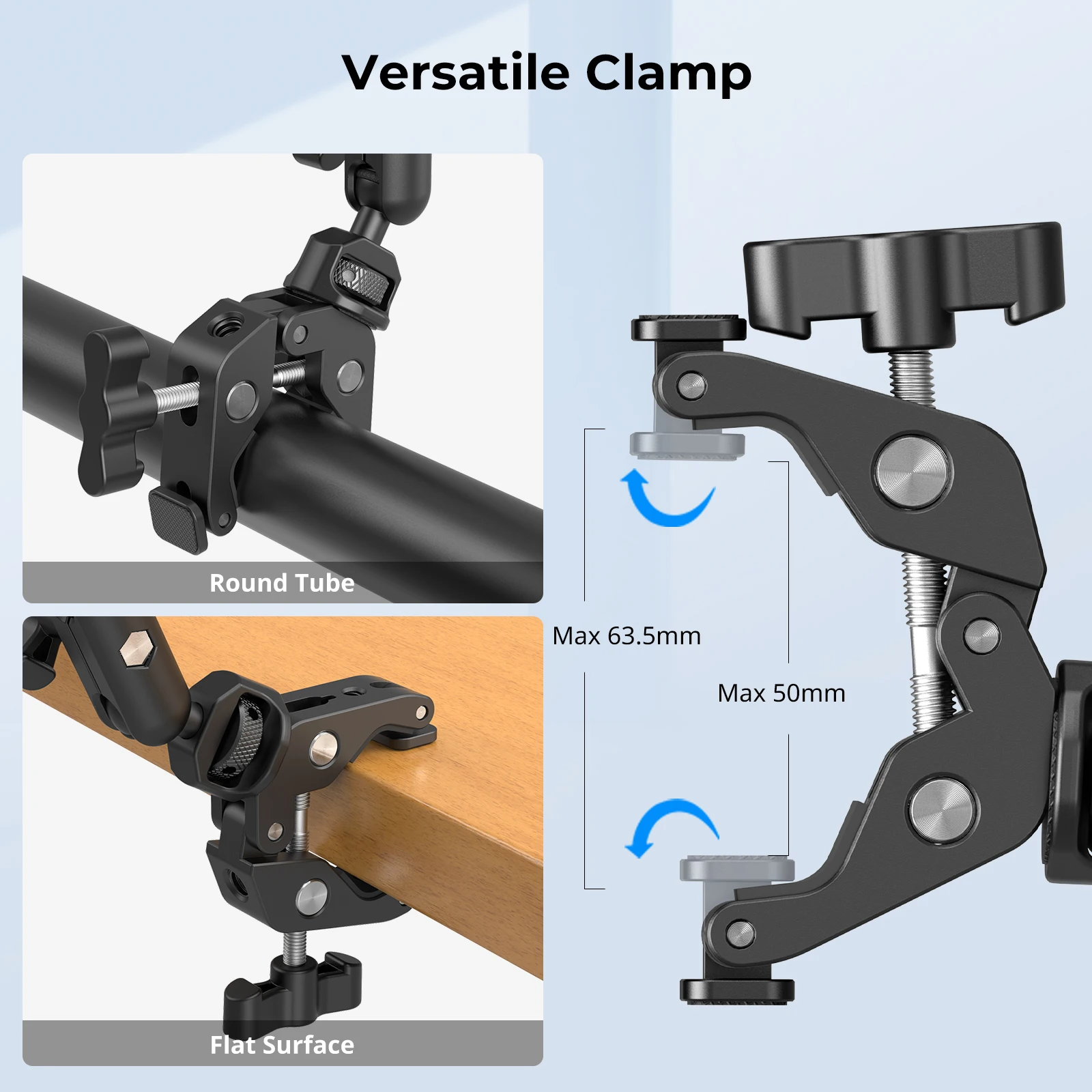 SmallRig Desktop Shooting Magic Arm with Crab Clamp Kit, Adjustable  Magic Arm for Smartphones, Webcams and Action Cameras 4766